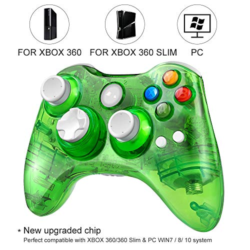 Wireless Controller for Xbox 360, PowerLead Wireless Gamepad Vibration