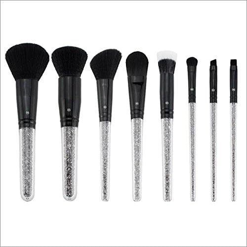 Dark Mirror Diamonds Desert Brush 8pcs Set - Black - By Snatch X MILKIWAY