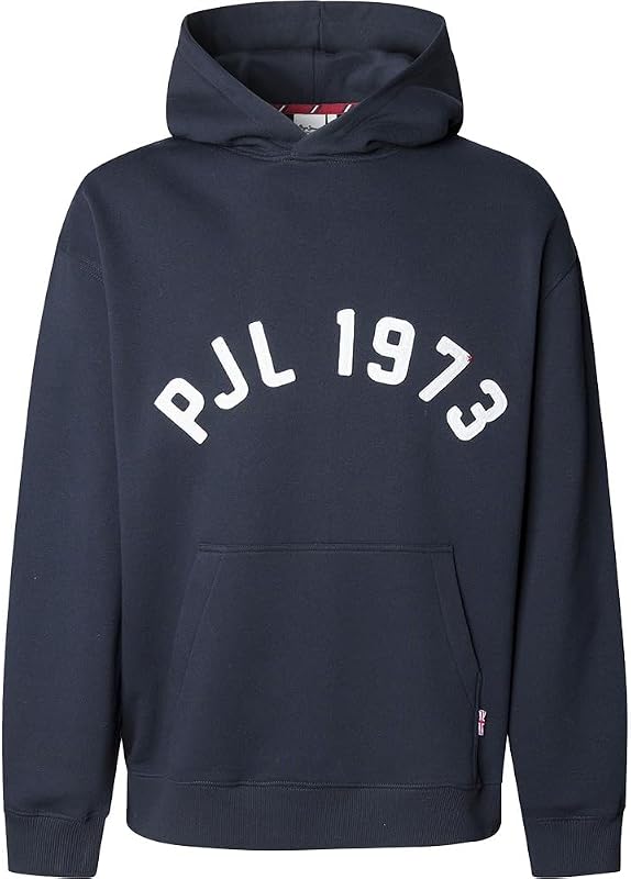 Herren Maverick Hoodie Sweatshirt, Blau (Dulwich Blue), S