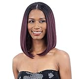 OVAL PART LONG BOB (1B Off Black) - FreeTress Synthetic Wig