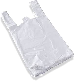 PAMPOLS Bolsas Camiseta HDPE 35X50 G-60 Blanca (Pack de 200 ...