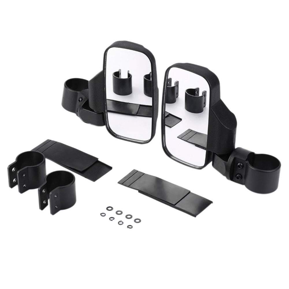 Bweele Universal rear-view mirror, rear-view mirror Exterior mirror with large impact Large wide-angle mirror for tractor excavator truck camper