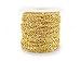 CleverDelights 3x4mm Cable Chain - Gold Color - 30 Feet