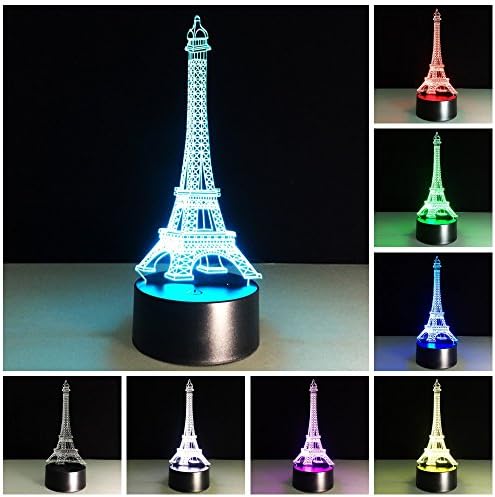 3D Lamp Illusion Night Light,R2D2 3D Vision Night Lamp for Kids,7 Color Changing USB or Battery Powered Table Lamp,Gift and Home Deco