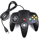Classic N64 Controller, SAFFUN N64 Wired USB PC Game pad Joystick, N64 Bit USB Wired Game Stick Joy pad Controller for Window