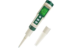 PH Meter Food, INFURIDER Digital Food PH Tester with Spare Probe, Handled Intelligent Backlit Large Screen PH Meter for Food,