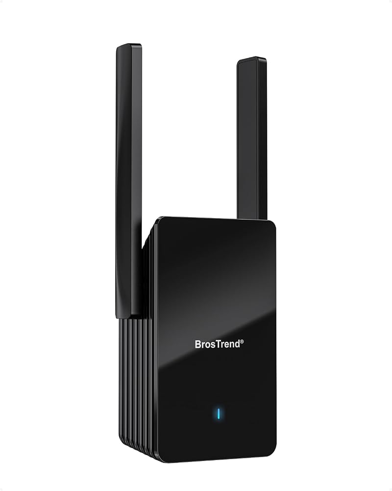 BrosTrend AX3000 WiFi 6 Extender Booster with Gigabit Port Dual Band