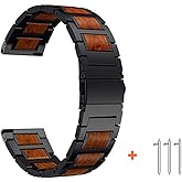 Yeejok Compatible for Samsung Galaxy Watch Bands, 47mm 43mm Classic Bands, 20mm 22mm Metal Watch Strap Replacement for Men Women