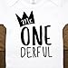 Olive Loves Apple Mr One-Derful Baby Boys 1st Birthday Bodysuit First Birthday Outfit for Boys