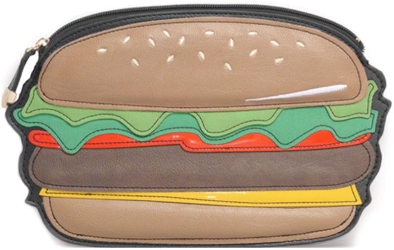 Amazon Viviesta ハンドバッグ レディース 女性 遊び心たっぷり 可愛い かわいい リストレット財布 クラッチバッグ ハンバーガー Viviesta クラッチバッグ
