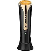 Microcurrent Facial Device Facial Massager Face Roller Tools for Skin Care Microcurrent Multifunctional Facial Massager, Black-5X