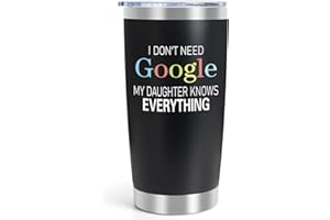 FRERDUI Gifts for Dad from Daughter Wife, Dad Birthday Gift Ideas, Father's Day Gifts for Dad, Insulated Coffee Tumbler Mug Cup, Daddy Cool Funny Best Dad Ever Christmas Gifts for New Dad, Step Dad - 20oz