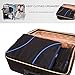 Uoobag 4 Packing Cubes Set Luggage Travel Organizers Carry-on Packing with Laundry Bag Black