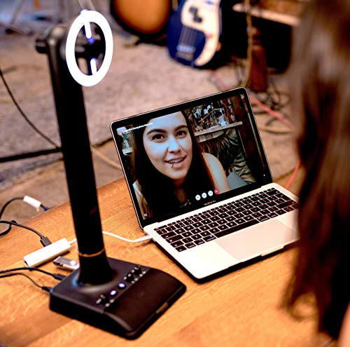 Marantz Professional AVS | Self Contained Audio Video Streamer with USB-C Connectivity, Full HD Webcam, USB Condenser Microphone, Dimmable LED Light Ring and Internal USB Hub - Thumbnail 2