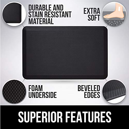 KANGAROO Thick Ergonomic Anti Fatigue Cushioned Kitchen Floor Mats