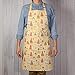 Now Designs Basic Cotton Kitchen Chef's Apron, Bake A Cake