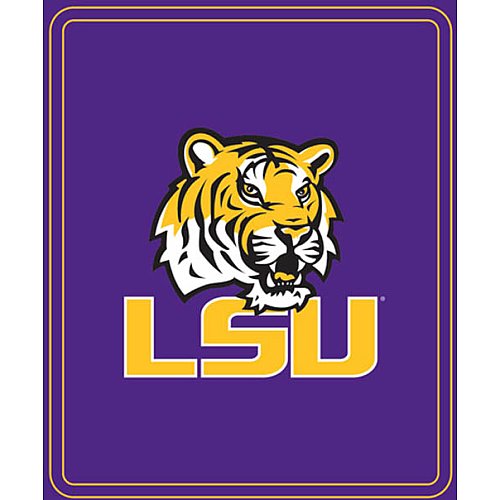 Louisiana State University LSU Tigers Classic Fleece Throw Blanket Louisiana State University LSU Tigers Classic Fleece Throw Blanket