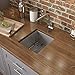 Ruvati 13 x 15 inch Undermount Bar Prep Tight Raduis 16 Gauge Kitchen Sink Stainless Steel Single Bowl - RVH7013