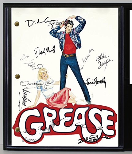 1 GREASE+REPRODUCTION+SIGNED+CINEMA+DISPLAY