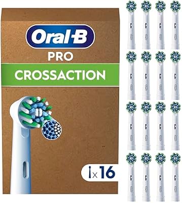 Pro CrossAction Cabezales de Recambio Originales, Blanco, Pack de 16