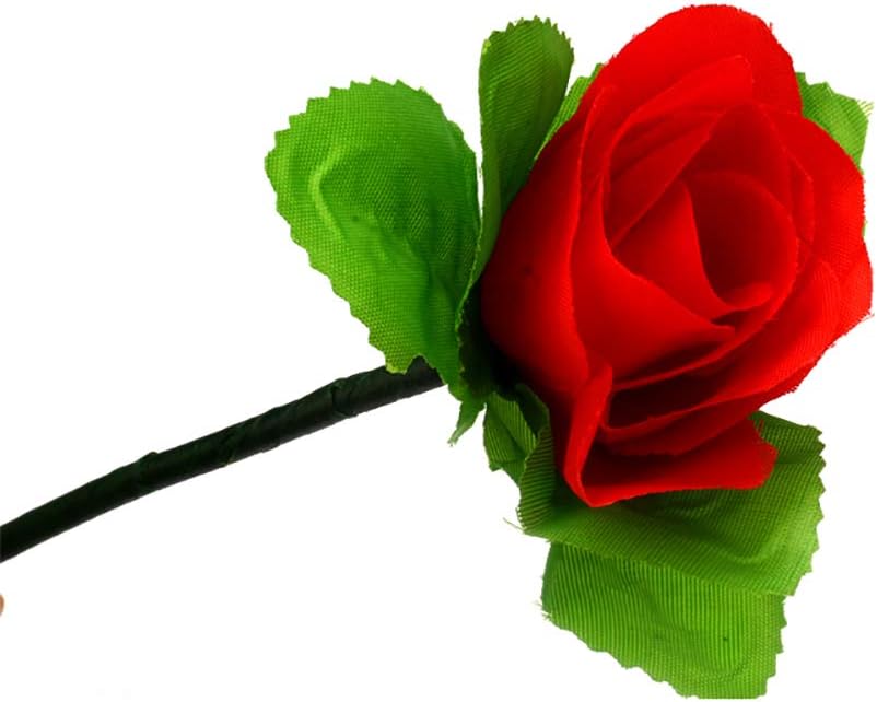 Enjoyer Folding Appearing Rose Flower Magic Tricks Magician Gimmick Illusion Stage Close Up Magic Props,5 Pcs/Lot - Image 4