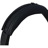 umvowuxa Sweat Silicone Headband Cover for Sony WH-1000XM4, WH-CH720N, WH-XB910N, ULT WEAR Headphones,Enhanced Comfort | Washable Zipped Headband Cover WH-1000XM4 (Black)