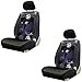 LA Auto Gear Nightmare Before Christmas Jack Skellington Graveyard Disney Cartoon Character Car Truck SUV Low Back Front Bucket Seat Covers - Pair
