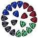 Mudder Assorted Celluloid Guitar Picks Plectrums 0.46 mm, 0.71 mm, 0.96 mm and 1.2 mm, 20 Pack