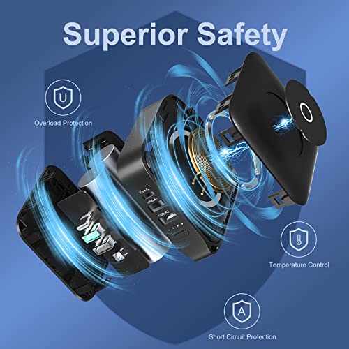 MYao Wireless Power Bank, 15W Wireless Portable Phone Charger