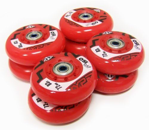 Hyber Wheels Hyper Outdoor Hockey Wheels Hilo 72Mm/80Mm With Bearings Inline Skate