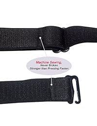 Correas de repuesto para sujetador de hombro, 0.472 in, 0.591 in, 0.709 in de ancho, elásticas, ajustables, extraíbles, multicolor