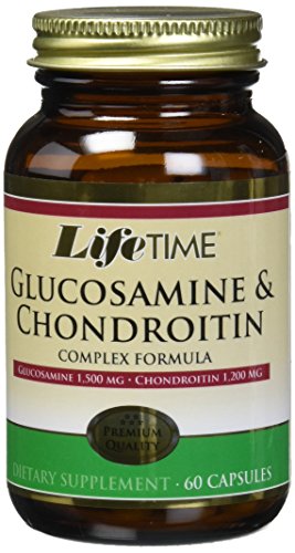 LIFETIMEGlucosamine Chondroitin Complex | Support Mobility, Joints & Recovery | 1500mg Glucosamine, 1200mg Chondroitin | 60 Capsules