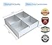 Cake Pan, Baking Sheet Pan, Bakeware Set, Multi-size DIY,Aluminium 12x12x4 Inches