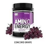 Optimum Nutrition Amino Energy with Green Tea and Green Coffee Extract, Flavor: Concord Grape, 65 Servings