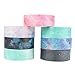 molshine Set of 7 (26.2FT/roll) Washi Masking Tape,Dreamlike Series,Sticky Paper Tape for DIY,Planner Diary Decorative,Gift Wrapping,Scrapbook,Office,School Supplies