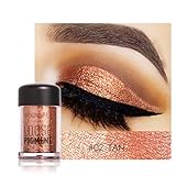 Misaky12 Color Misaky Classy Intensity Single Baked Shimmer Pearl Metallic Pigmented Eyeshadow Highlighter Pigment Palette (#B)