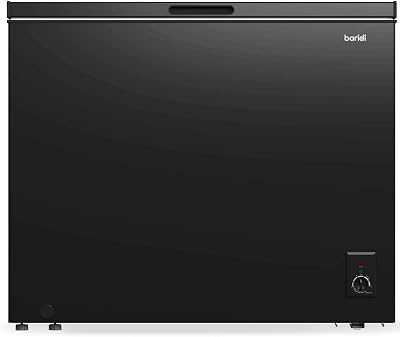 Baridi 199L Freestanding Chest Freezer with Adjustable Thermostat DH151 Black