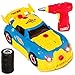 Best Choice Products Kids 30-Piece Assembly Take-A-Part Racing Car w/ Lights, Sound, Play Pieces, Drill - Multicolor