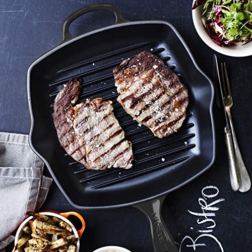 2 Creuset+Signature+Square+Skillet+Grill