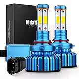 Mdatt 9006/HB4 LED Headlight Bulbs - 100W 12000LM - High/Low Beam,Fog Light Bulb Conversion Kit - DOT Approved - 360 Degree - IP68 Waterproof