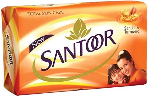 Santoor Sandal and Turmeric Soap, 150g