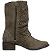 Naughty Monkey Women's Vamp Phyer Ankle Bootie, Taupe, 6 M US