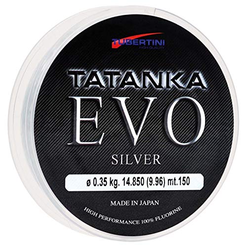 Tubertini Fishing Line Tatanka Evo Silver 0.18 mm 150 m in Fluoirine
