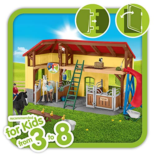 Schleich 42485 Horse stable, 10.5 x 49 x 34.5 cm – Bild 4
