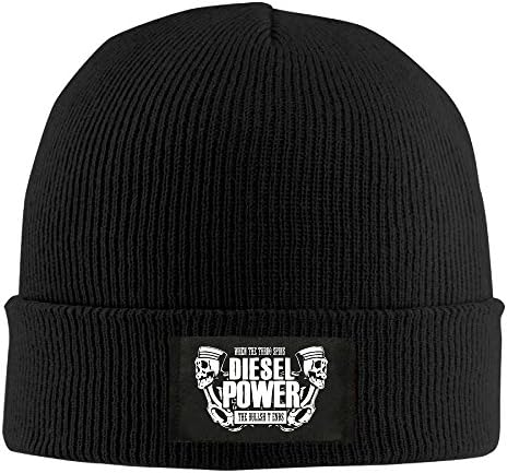 Diesel Power When The Turbo Spins Slouchy Baggy Cool Beanies Hats Soft Stretch Fashion Cap