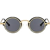 COTIA Retro Round Classic Sunglasses for Women Men Personality Fashion Punk Style Sun Glasses W37
