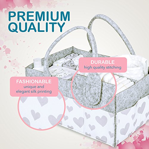 Baby Diaper Caddy And Toy Storage Basket Portable Diaper Bag For