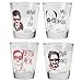 Trailer Park Boys Julian Ricky Bubbles Lahey Shot Glasses - Set of 4