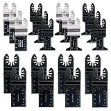 Oscillating Saw Blades, Wallfire 20pcs Metal/Wood oscillating multitool set Quick Release Saw Blades for Fein Multimaster, Ryobi, Milwaukee, Bosch, Dewalt, Rockwell, Makita and More