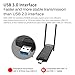 ALZN 1200Mbps Wifi Adapter USB 3.0 Wireless Adapter Daul Band(2.4G/300Mbps+5.8G/867Mbps) Support for Windows 7/8/8.1/10/XP, MAC OS 10.11/10.10/10.9/10.8/10.7/10.6 (1200M)